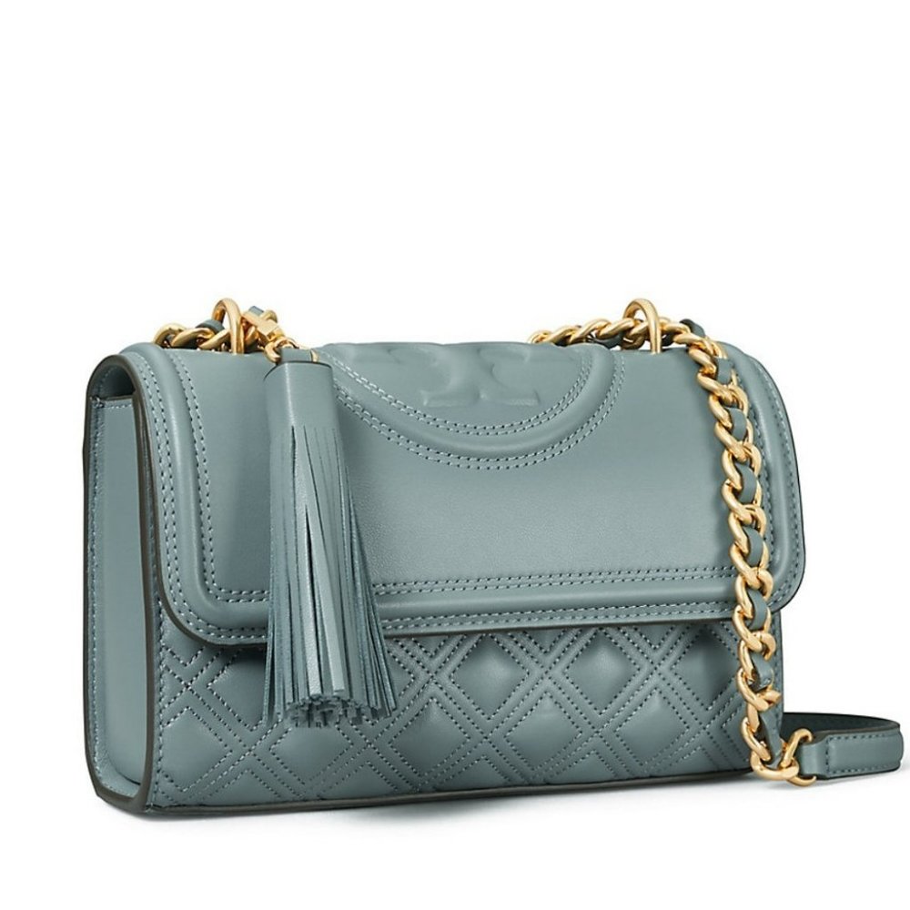 🔥 NeW! Tory Burch Fleming Small Convertible Shoulder Bag - Picture 3 of 17